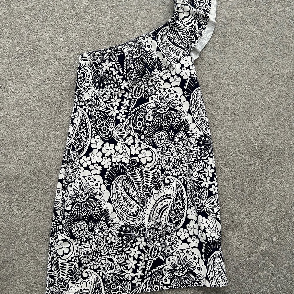 Paisley Paradise Off-The-Shoulder Dress